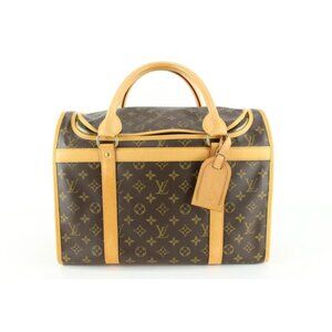 Louis Vuitton Monogram Sac Chien 40 Dog Carrier Pet Bag 51lz815s